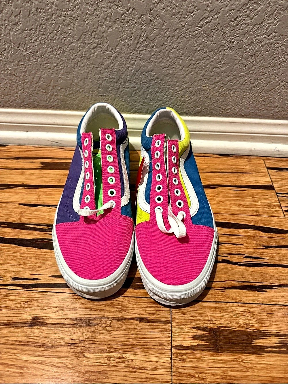 Vans Old Skool Retro Multi-Color Block Sneakers US Men’s 9.0/Women’s 10.5